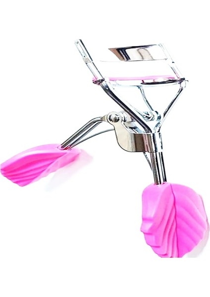 Lüks Yaprak Serisi Kirpik Kıvırıcı 3 Kat Daha Güçlü Full Lash Curler Kirpik Kıvırma Aleti Fuşya Xlkk53