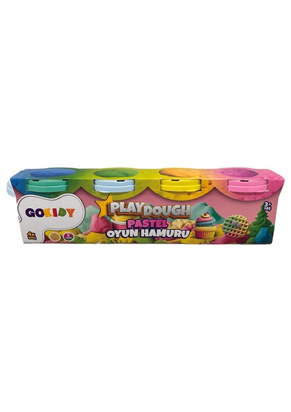 Play Dough 4'lü Pastel Oyun Hamuru