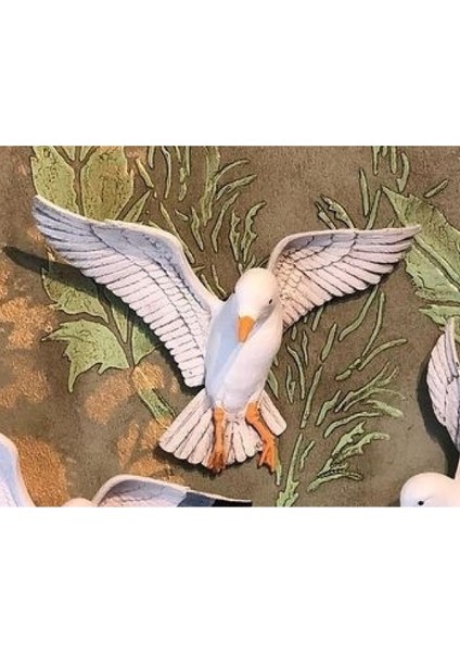 3 Boyutlu Martı Kuş Silikon Kalıp K-1017