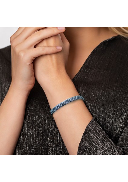 Ilmek Ilmek El Örgüsü Üç Sıralı Avangard 1000 Ayar Kazaz Kadın Bileklik modelleri