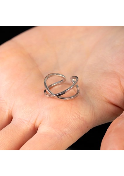 Cats Eye Tasarım Silver Renk 925 Ayar Gümüş Kadın Yüzük modelleri