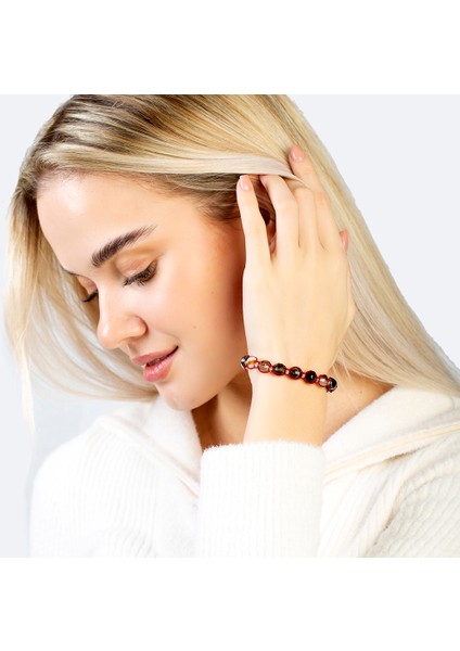 Makrome Örgülü Faset Kesim Madagaskar Akik Doğaltaş Kadın Bileklik modelleri