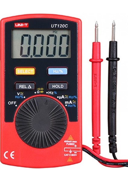 Ut 120C Cep Tipi Profesyonel Dijital Multimetre