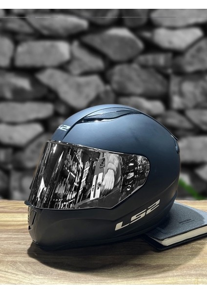 Rapıd Mat Siyah Kask - Gri Vizör