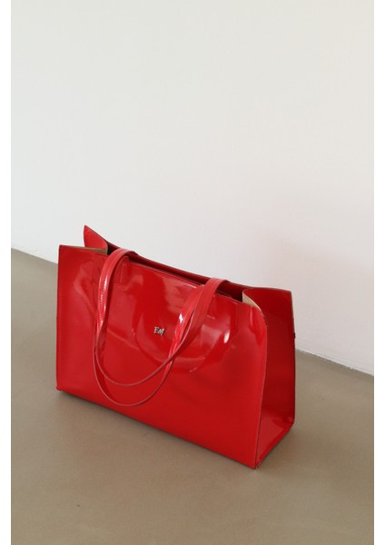 Basic Shopper Çanta Kırmızı