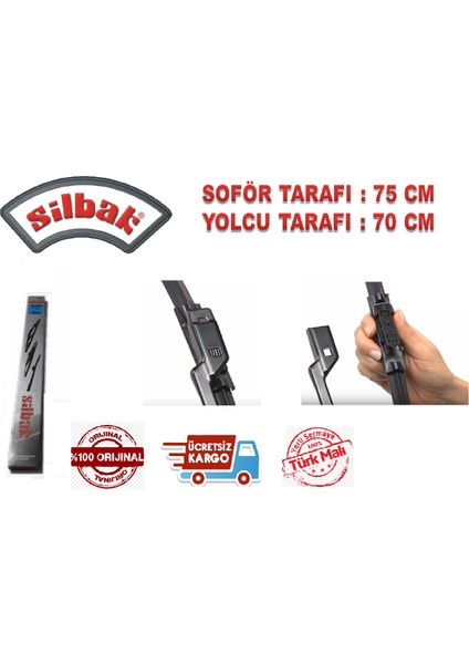 Tourneo Custom Silecek Süpürge Takımı Silbak 2012-2018