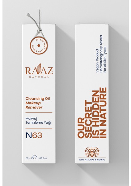 N63 Makyaj Temizleme Yağı Cleansıng Oil 50 ml