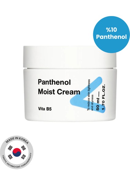 Panthenol Moist Cream, Kuru Ciltler İçin Cildi Nemlendiren Yüz Kremi, Günlük Yüz Bakım Kremi fiyatları