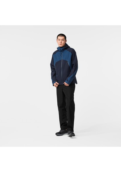 Quechua Erkek Outdoor Su Geçirmez Üst Pantolon - Siyah - Mh500 modelleri