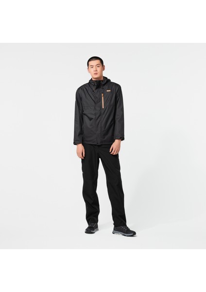 Quechua Erkek Outdoor Su Geçirmez Üst Pantolon - Siyah - Mh500 indirimleri