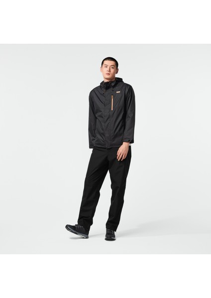 Quechua Erkek Outdoor Su Geçirmez Üst Pantolon - Siyah - Mh500