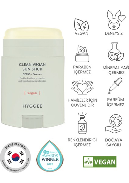 Hyggee Vegan Sunstick 20G