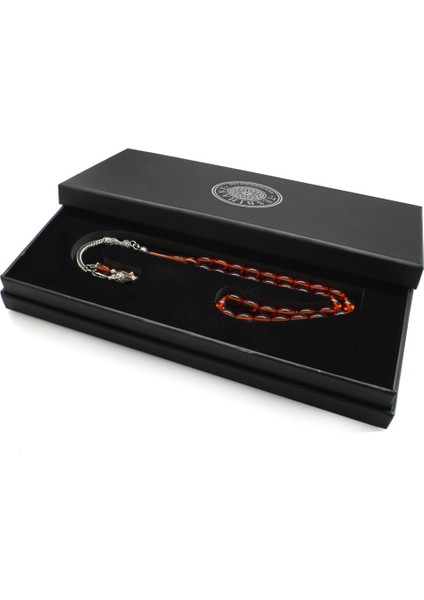 Kararmaz Metal Püsküllü Arpa Kesim Bayrak Kırmızısı Ateş Kehribar Tesbih fırsatları