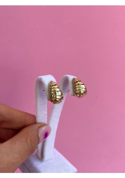 Altın Renk Spiral Bottega Küpe fiyatları
