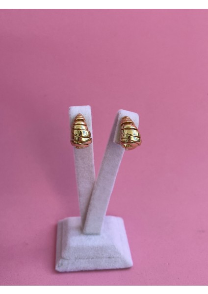 Altın Renk Spiral Bottega Küpe modelleri