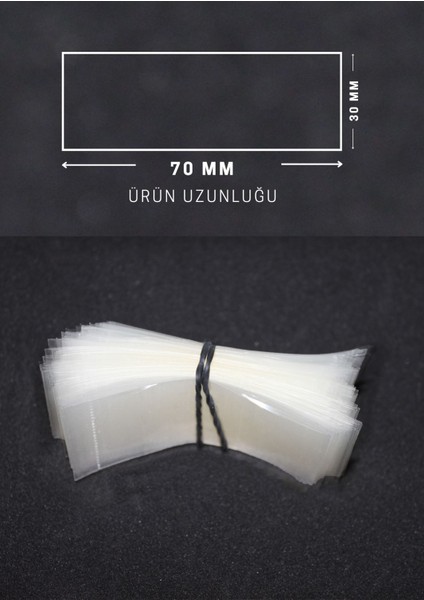 100 Lü Standart Kavanozlar Için Baskısız 40 - 42 mm Güvenlik Emniyet Bandı (100 Adet) fiyatları