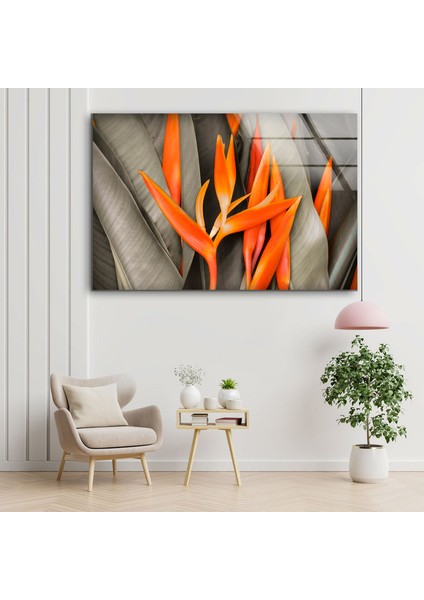 Portakal Yaprağı Temperli Cam Duvar Tablosu modelleri