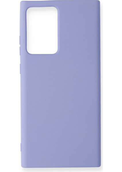 Samsung Galaxy Note 20 Ultra Kılıf Nano Içi Kadife Silikon - Lila