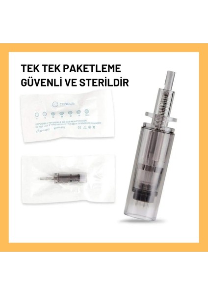 Dr.pen Dermapen Iğnesi (10 Adet) A7 Cihazı ile Uyumlu Iğneler modelleri