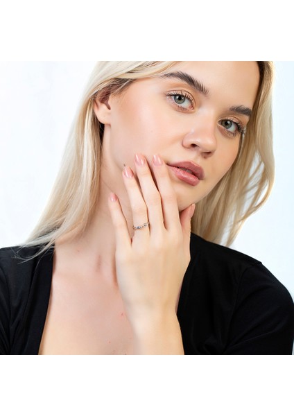 Helezon Tasarım Silver Renk Free Size 925 Ayar Gümüş Kadın Yüzük modelleri