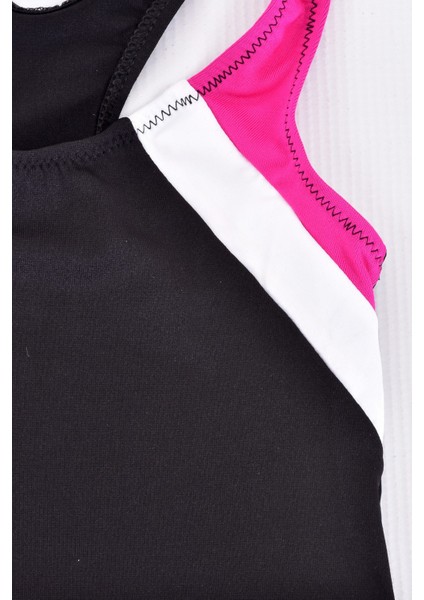 Kız Çocuk 304 Garson Şortlu Yüzücü Mayo Siyah fiyatları