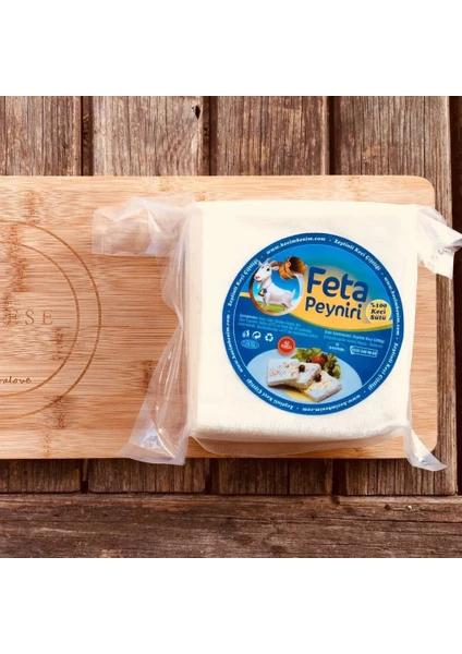 Feta Keçi Peyniri 450 Gr. (YAĞI ALINMAMIŞ %100 KEÇİ SÜTÜNDEN ŞİRDEN MAYALI KAYA TUZLU)