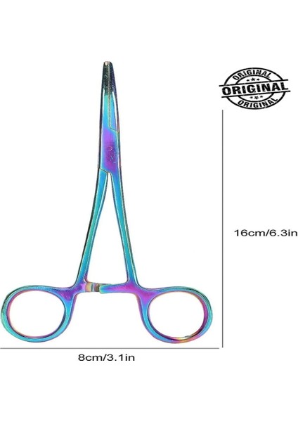 Rainbow Petshop Kuaför Kedi Köpek Evcil Hayvan Kulak Akarı Temizleme Makası Pensi Xlq506 fırsatları