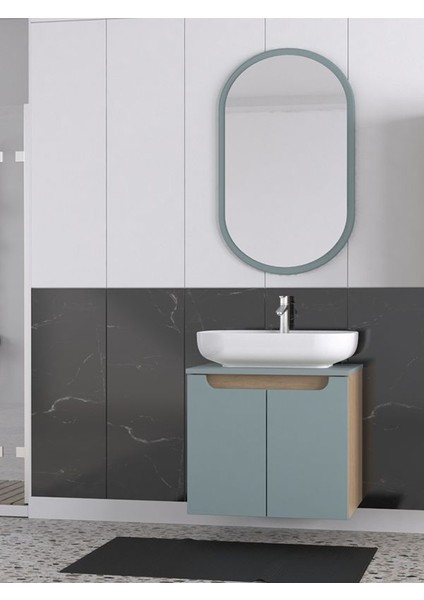 Katia 60 cm Banyo Dolabı Renk Buz Mavisi