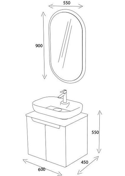 Katia 60 cm Banyo Dolabı Renk Buz Mavisi indirimleri