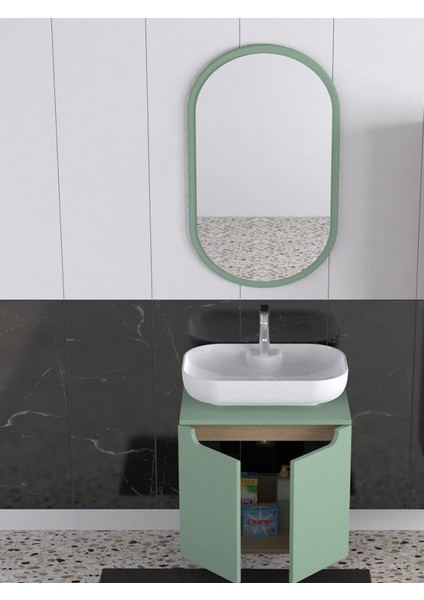 Katia 60 cm Banyo Dolabı Renk Su Yeşili modelleri