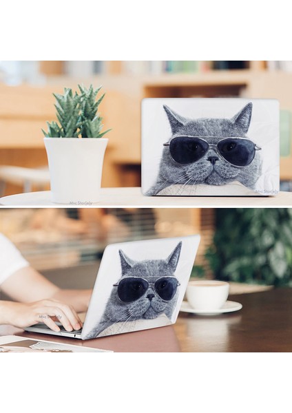 Macbook Air M1 Kılıf 13 inç A1932 A2179 A2337 ile Uyumlu Cat01NL fırsatları