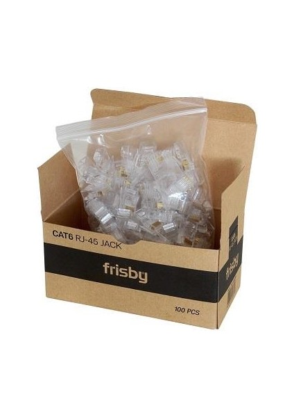 Frısby FNW-RJ4520N Cat6 RJ45 Utp Konnektör 100 Lü Kutu