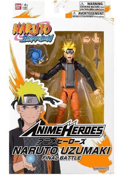 16 cm Anime Heroes Naruto Figürleri - Naruto Uzumaki 36964