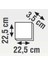 Global K2 KDL432 18W 4000K Ilık Beyaz Sıva Üstü Kare Smd LED Panel 3