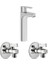 Win S Yüksek Lavabo Bataryası A42586 + A45254 Filtreli Ara Musluk 2li Set 1