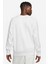 Air Crew Loose Fit Sweatshirt White Bol Kesim Bisiklet Yaka Erkek Sweatshirt Beyaz 2