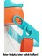 Vagonlife Uzspace VGN2201 Turuncu Sunshine Pipetli 500 ml Boyun Askılı Tritan Çocuk Su Matarası -Kutulu 2