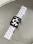 Apple Watch 38MM / 40MM/ 41 mm (Seriler /se ile Uyumlu) Reçine Kordon Beyaz 1
