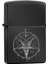 Satanik Mason Keçi 66 Pentagram Yıldız Çember Lazer Silinmez Resimli Benzinli Çakmak 1