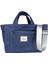 Atelier Bomonti Hishi Tote Bag Navy Blue Mumlu Kanvas Omuz Çantası & El Çantası 2