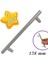4 Adet Boy Kulp Mat Krom 128 mm Kulp Mobilya Mutfak Dolabı Çekmece Dolap Kapak Kulpu Kulbu Metal 1