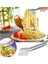 3 Lü Paslanmaz Çelik Servis Maşa Seti Pasta-Salata-Makarna 4