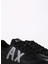 Siyah Erkek Deri Sneaker XUX016XCC71 5