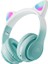 Stn-28 Pro Sevimli Kedi Kulaklı LED Işıklı Katlanabilir Kablosuz Kulaküstü Bluetooth Kulaklık 1