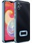 Samsung Galaxy A05 Uyumlu Kılıf Şeffaf Logo Gösteren Parlak Renkli Kenar Telefon Kılıfı Kapak 1
