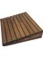 Masa Altı Ayaklık Ayak Koyma Standı Ayak Rampası 49X40CM. Ön Yük. 5cm. Arka Yük 15 Cm. Kestane 2