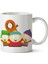 South Park Eric Cartman Kenny Iki Tarafı Baskılı Kupa Bardak 1