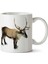 Reindeer-Png-Clipart Iki Tarafı Baskılı Kupa Bardak 1