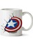 Captain America Shield Hulk Iron Man Iki Tarafı Baskılı Kupa Bardak 1