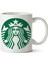Starbucks Logo Coffee Iki Tarafı Baskılı Kupa Bardak 1
